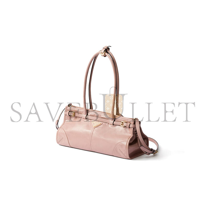 PRADA BONNIE MEDIUM LEATHER HANDBAG 1BA426  (32*15.5*12cm)